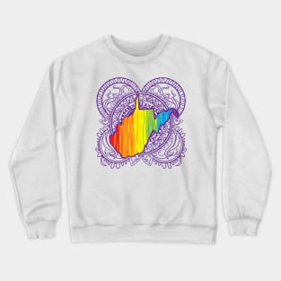 West Virginia Mandala Pride Crewneck Sweatshirt